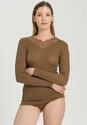 Hanro Luxe warmwear top met zijde