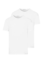 Hanro T shirt ronde hals korte mouw Two pack